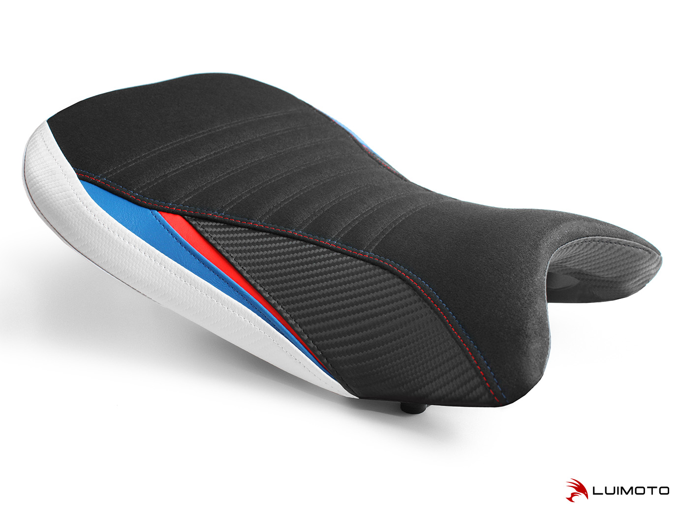 LUIMOTO (Motorsports) M SPORT Rider Seat Cover for the BMW S1000RR (2020+), M1000RR (21-22), M1000R (23-25) - Fits M Sport Seat Only LUIMOTO (Motorsports) M SPORT Rider Seat Cover for the BMW S1000RR (2020+), M1000RR (21-22), M1000R (23-25) - Fits M Sport Seat Only